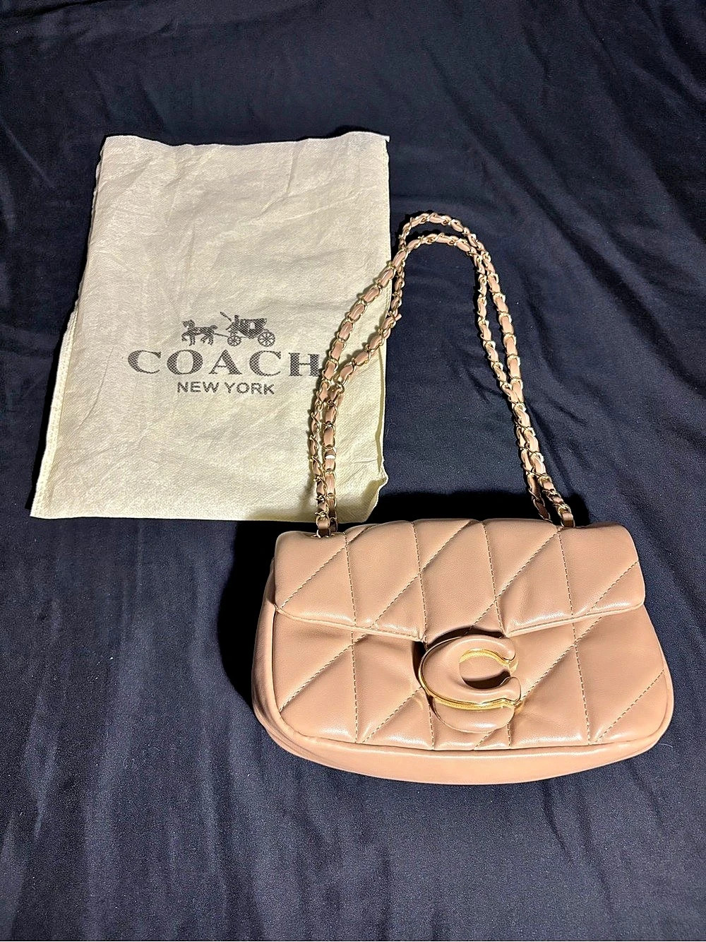 Coach Tabby Shoulder Bag 26 With Pillow Quilting Pink